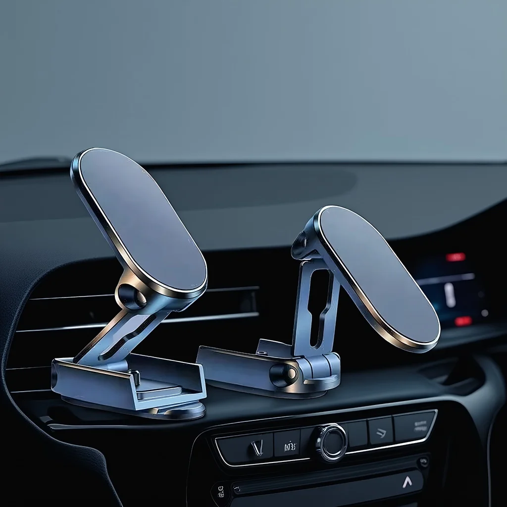 

​ ​ Магнитный автомобильный держатель для телефона 1080 — складной GPS-кронштейн для iPhone Samsung Xiaomi ​ ​