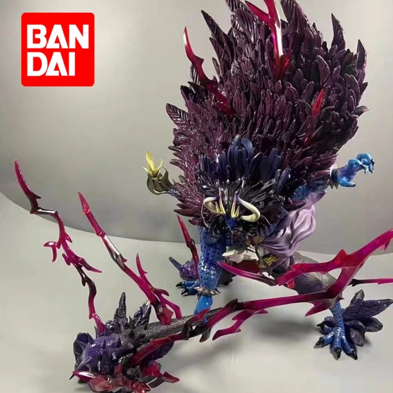 

48cm One Piece Kaido Anime Figures Man Beast Figure Thunder Bagua Peripheral Pvc Figurine Statue Model Decoration Toys Gift Toys