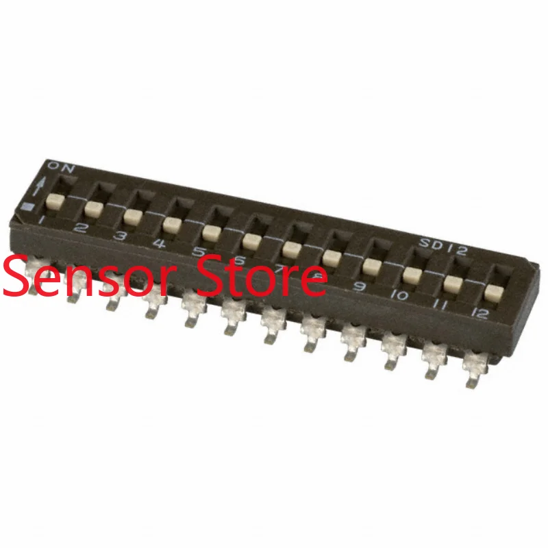 

10PCS SD12H0SK SMD DIP Switch 12-bit 2.54mm Keystroke