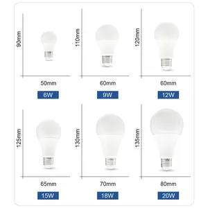 Lâmpada infravermelha inteligente com sensor de movimento, lâmpada LED Radar, trabalhando na escuridão noturna, E27, 6W, 9W, 12W, 15W, 18W, 20W, 189-265V 8 principais vendas radar luz - №5