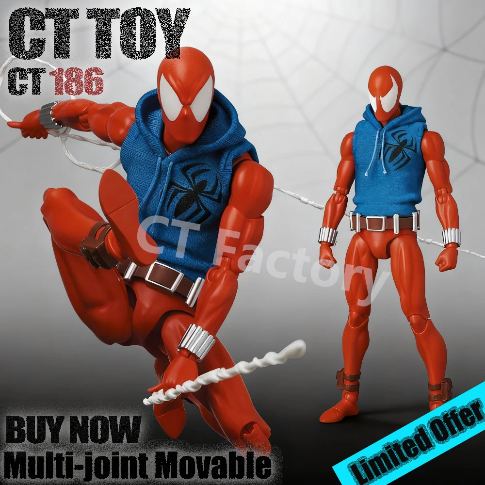 

Ct Toys Tobey Maguire Symbiote Костюм Человека-паука Фигурка Poseable Коллекционная модель игрушки для взрослых Аниме Персонаж Подарок Фанаты