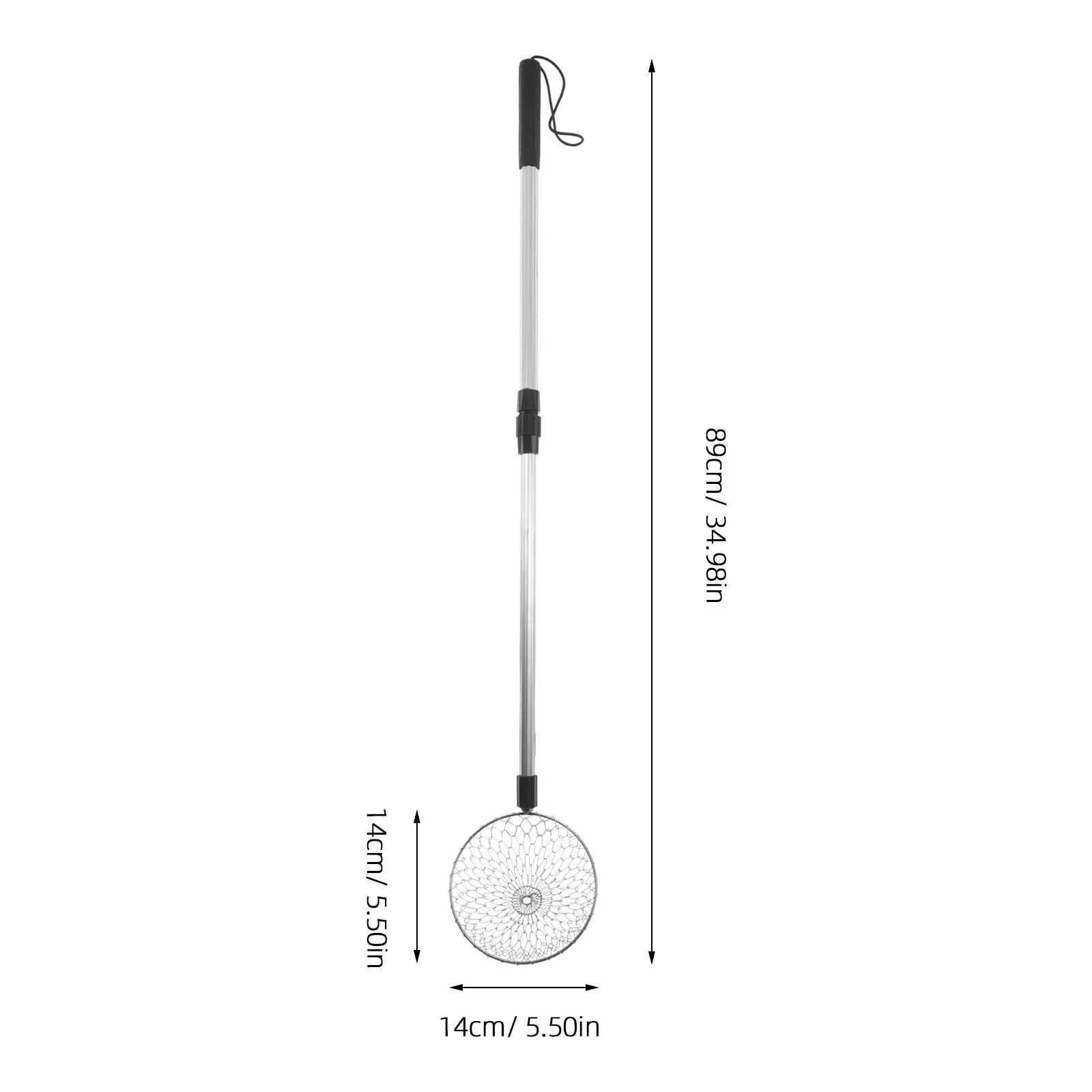 Chicken Egg Grabber Telescoping Adjustable Length 44-75Cm Non-Slip Handle Egg Picker Tool for Farm Coop Poultry Collection