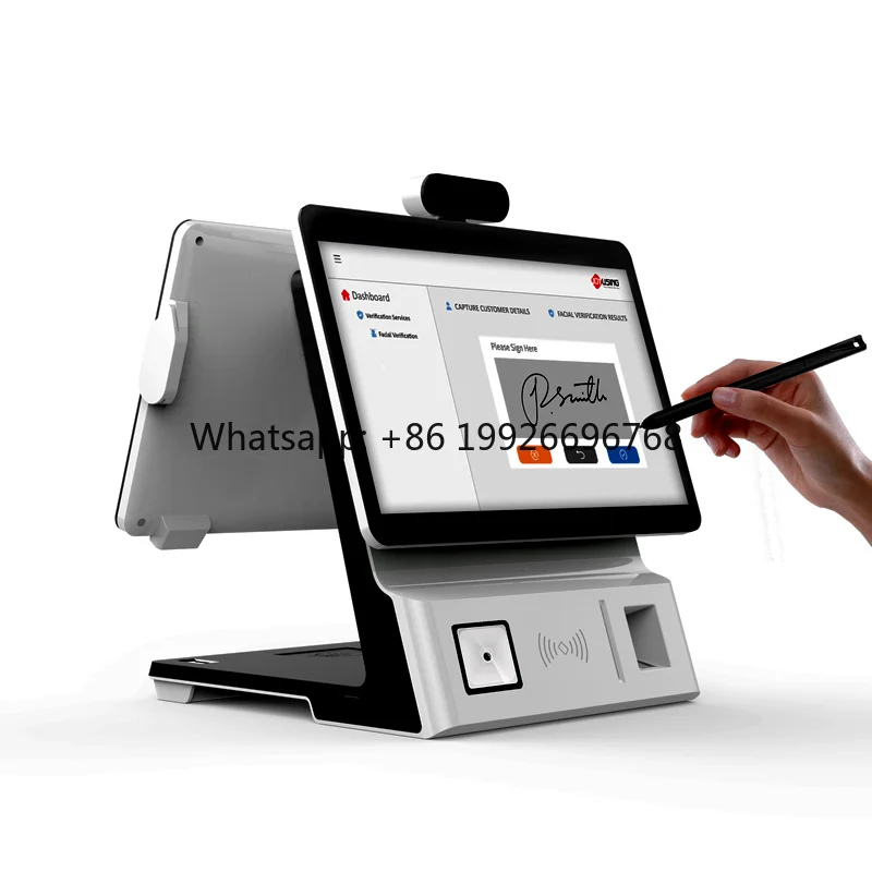BT515 All In One Biometric Terminal Fingerprint Face Card Signature Multi Verify