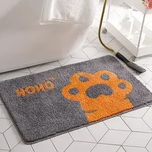 

Orange Non-slip Kitchen Carpets for Living Room Kitchen Floor Mat Carpetst Living Room Bedroom Carpet