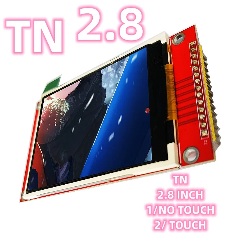 Esp32 Display TN 2.8 Inch ILI9341 Red Module Facotry 4 Wire SPI Interface TFT 320*240 TWO OPTIONS