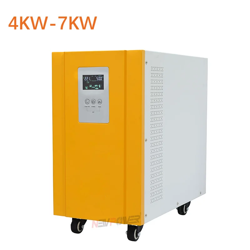 48V 96VDC Hybrid Solar Inversor 6000W Battery Charger Built-in MPPT PWM 100A Pure Sine Wave Inverter 110V 220V 230VAC PV Output