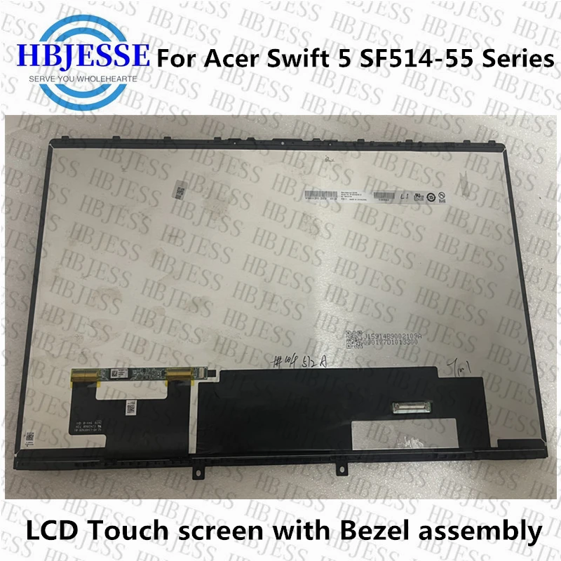 Imagem -02 - Ips Lcd Screen Display Touch Digitizer Assembly 14.0 Apto para Acer Swift Sf51455t Sf514-55gt Sf514-55ta Sf514-55 Series