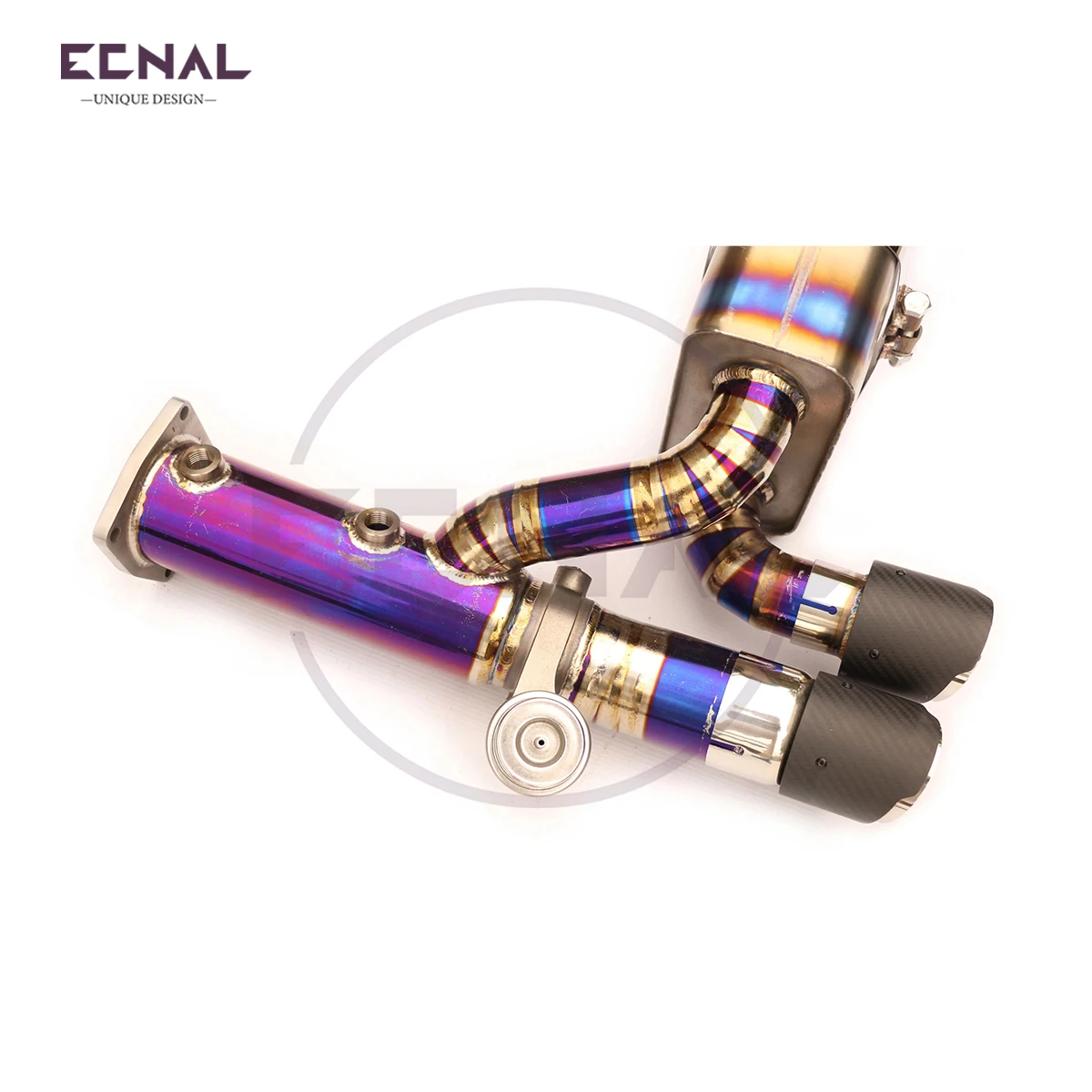 

Выхлопная система Ecnal для Porsche 911 996 1998-2004 годов, турбо 3,6 т, высокопроизводительная выхлопная труба, титановый клапан, выхлопная система