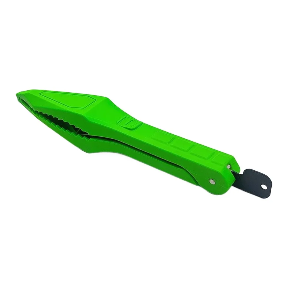Nylon Fish Gripper Fish Holder Triple-row Serrated Teeth Locking Pin Mechanism Large Opening Fish Holder For Big Fish