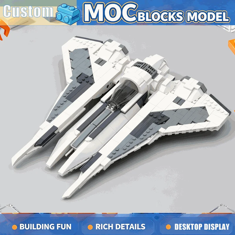 613PCS Galactic Fighter Spacecraft Fleet Transport Model Building Blocks Creative Assembly Educational Display Collection Gift
