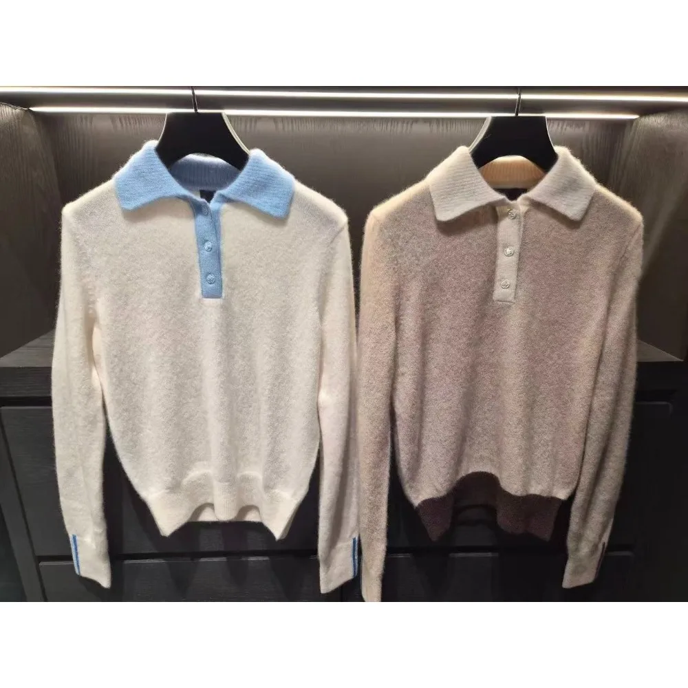 Women's Golf Long Sleeve Knit Top 2026 Fall New Korean Style Versatile Casual Sporty Outdoor Breathable Soft Stretch Warm Daily