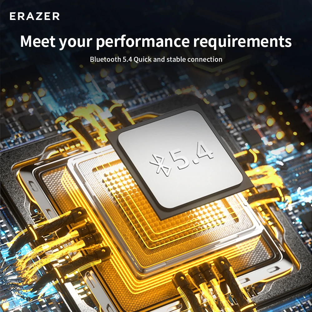 ERAZER QT01 Bluetooth 5,4 Беспроводная гарнитура с шумоподавлением Стереозвук Легкий комфортный аккумулятор 8 часов для iOS Android Windows
