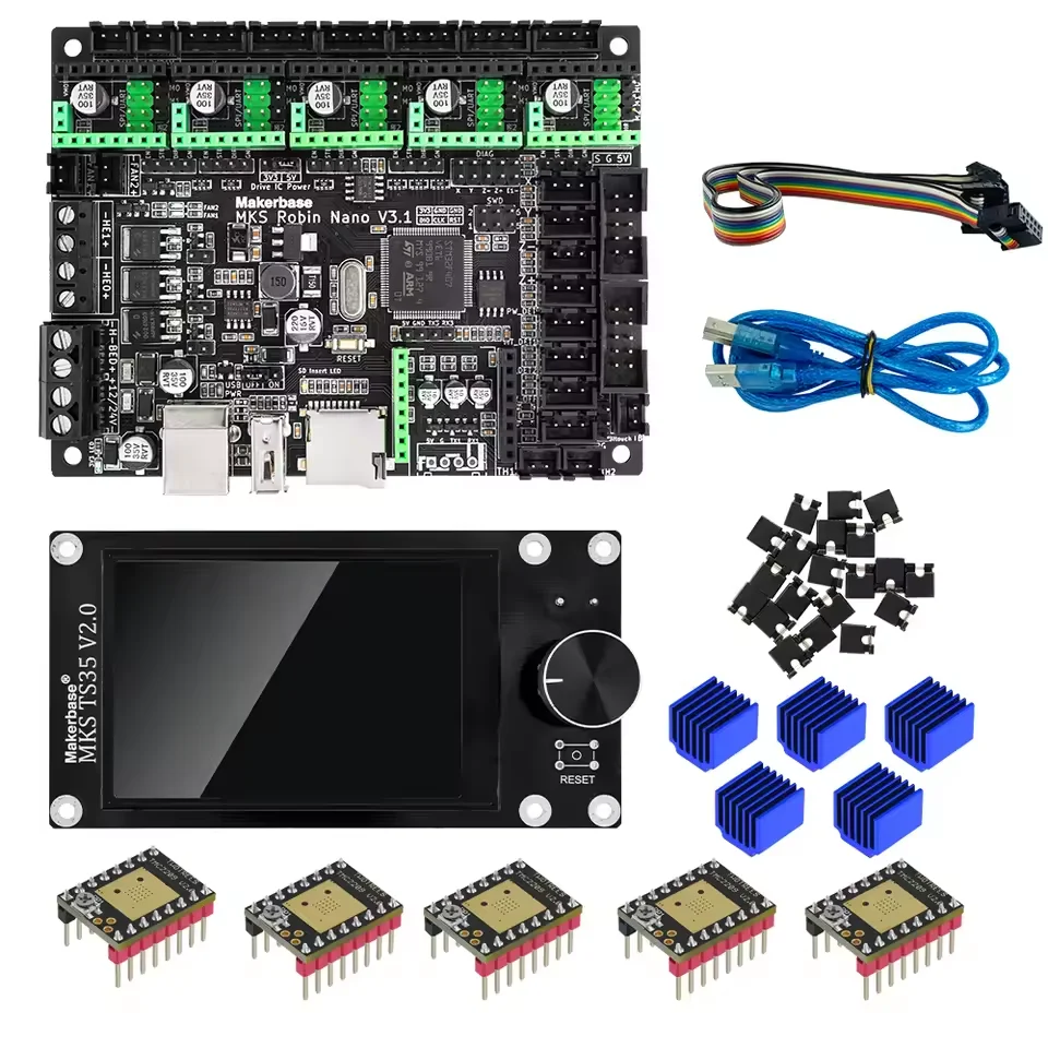 for Makerbase MKS Robin Nano V3.1 Eagle 32bit Control Panel TS35 V2.0 Screen Control Motherboard 3D Printer Accessories
