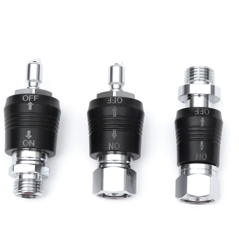 Adaptador regulador de mergulho b17cb, conector de rosca 9/16 com interruptor liga/desliga, válvula bcd, substituição de pressão média, estilo c