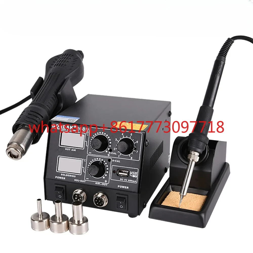 

интеллектуальный антистатический двойной цифровой дисплей 3-в-1, сварочный стол, контроль температуры, зарядка через USB