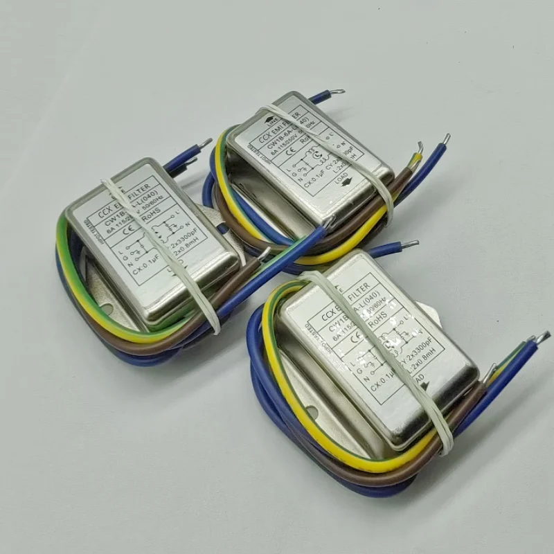 ตัวกรอง CW1B-10A-L EMI ไฟ115V/250V 10A 50/60Hz ไฟ CW1B-6A -L CW1B-3A -L AC สำหรับเครื่องเลเซอร์