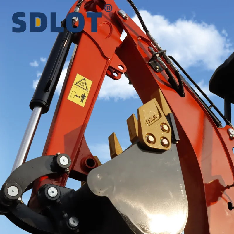 حفارة صغيرة مخصصة 0.8 طن محرك EPA كوبوتا الزاحف حفار صغير حفار صغير 1 طن 2 طن حفارة صغيرة صغيرة للبيع #4