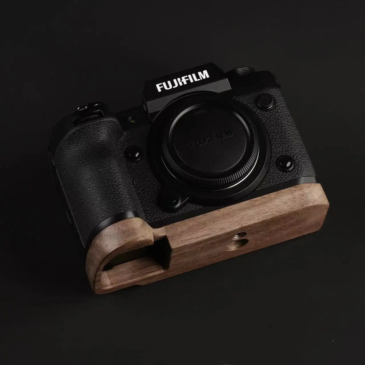 Fujifilm XH2 XH2S Solid Wood Red Sandalwood Gray ebony wood Handle Grip Handle Protects Base Ultra-light design