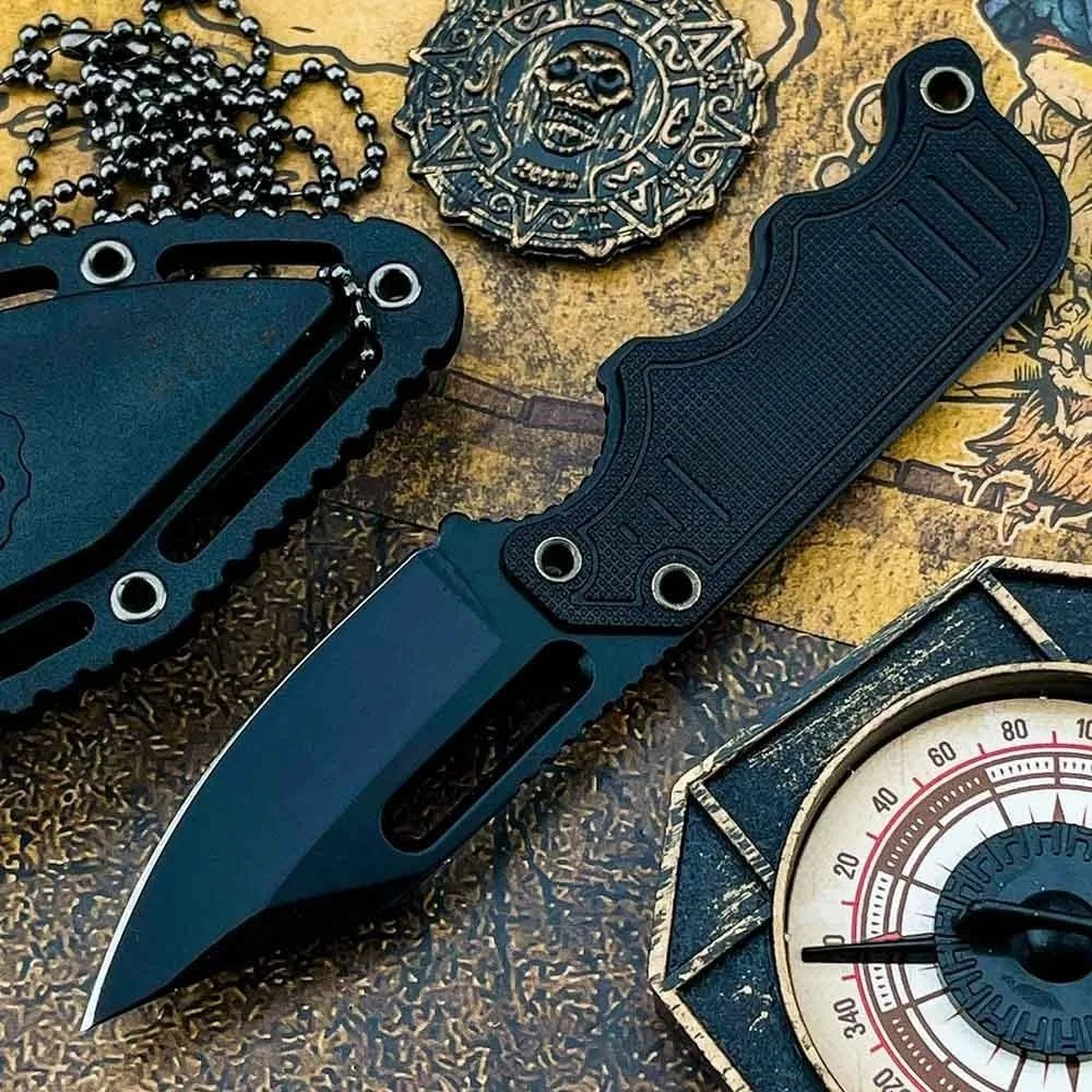 

Full Tang Durable Fixed Knife Lightweight Pocket Carry Every Day Outdoor Hunting Knives Camping Fishing Multi Tools - 2 Styles