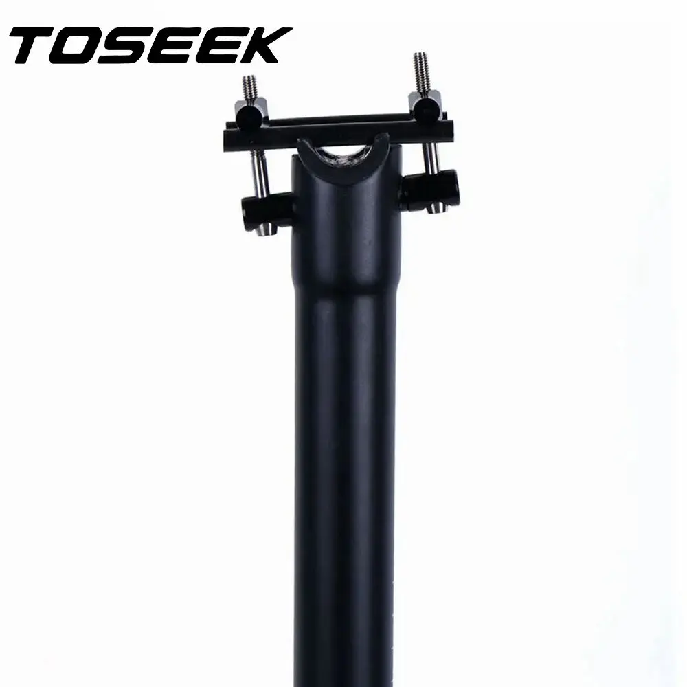 

T800 Carbon Fiber SeatPost Bike Seat Post Road/Mountain Bicycle Seat Tube 27.2/30.8/31.6*350/400mm Titanium Screw