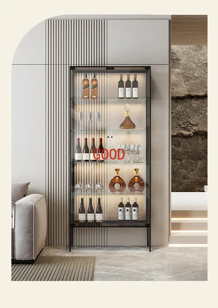 

Cream windshield bookcase module combination cabinet narrow side display cabinet