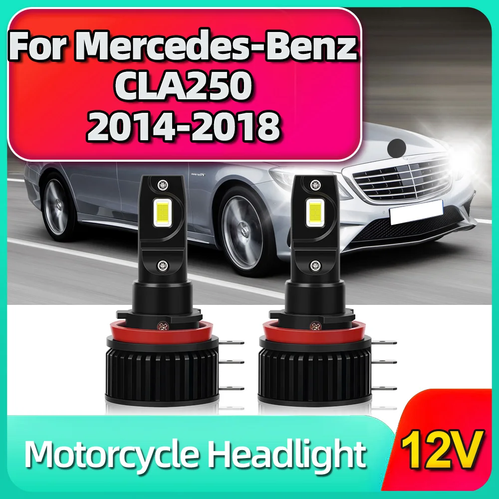 H15 LED High Beam DRL Car Headlight Bulbs Super Bright 30000LM 90W For Mercedes-Benz CLA250 2014 2015 2016 2017 2018