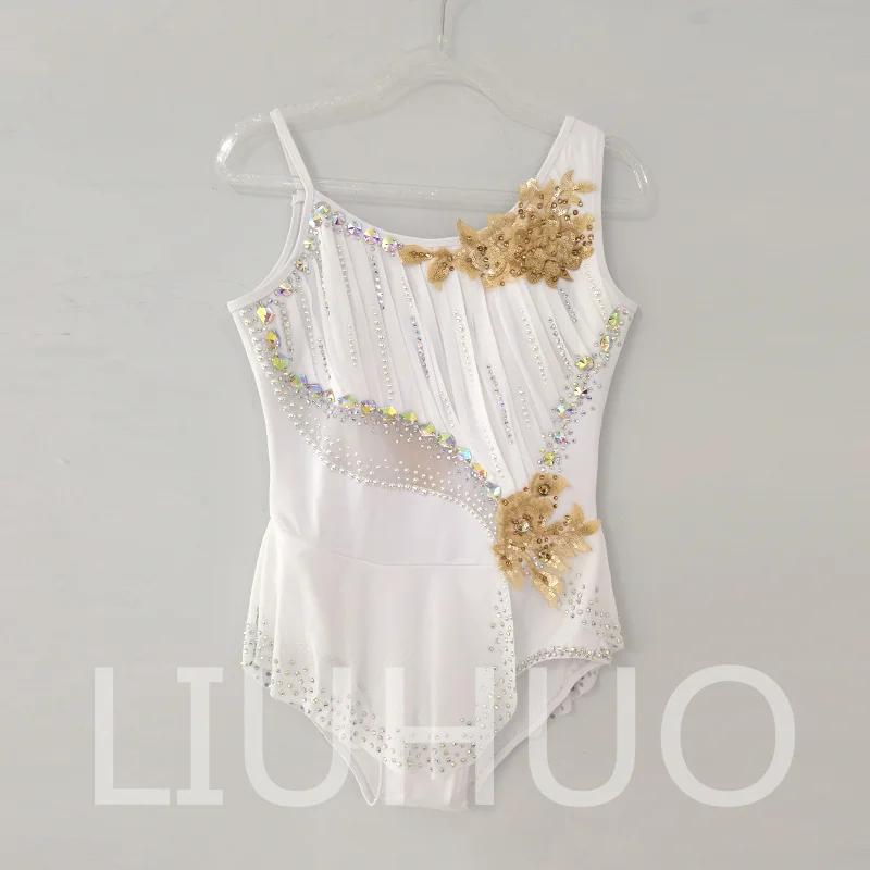 LIUHUO Rhythmic Gymnastics Leotard Competitive Cheerleading Performance For Children