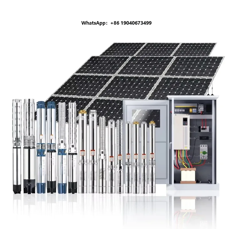 DC Deep Well 6 Inch 5.5Kw 10Hp 30Hp 100Hp Solar Water Pump Complete Set for Agriculture Irrigation xyl