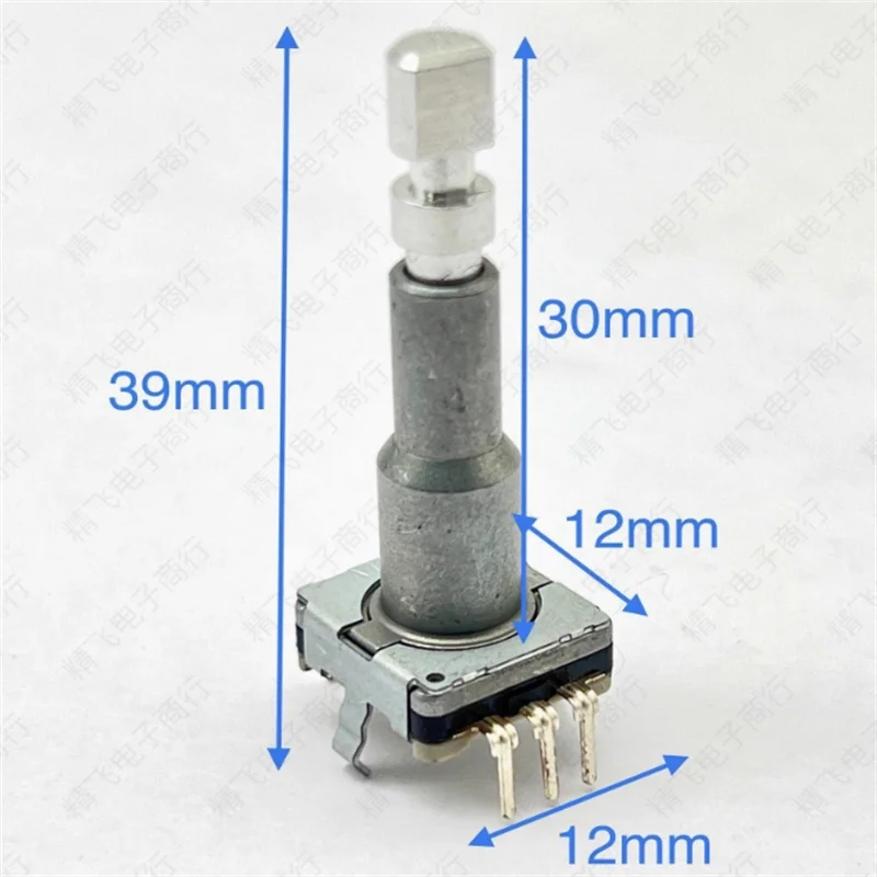 1 PCS ALPS EC11 with press switch car amplifier adjustment switch 30 positioning 15 pulse/smooth axis length 30MM