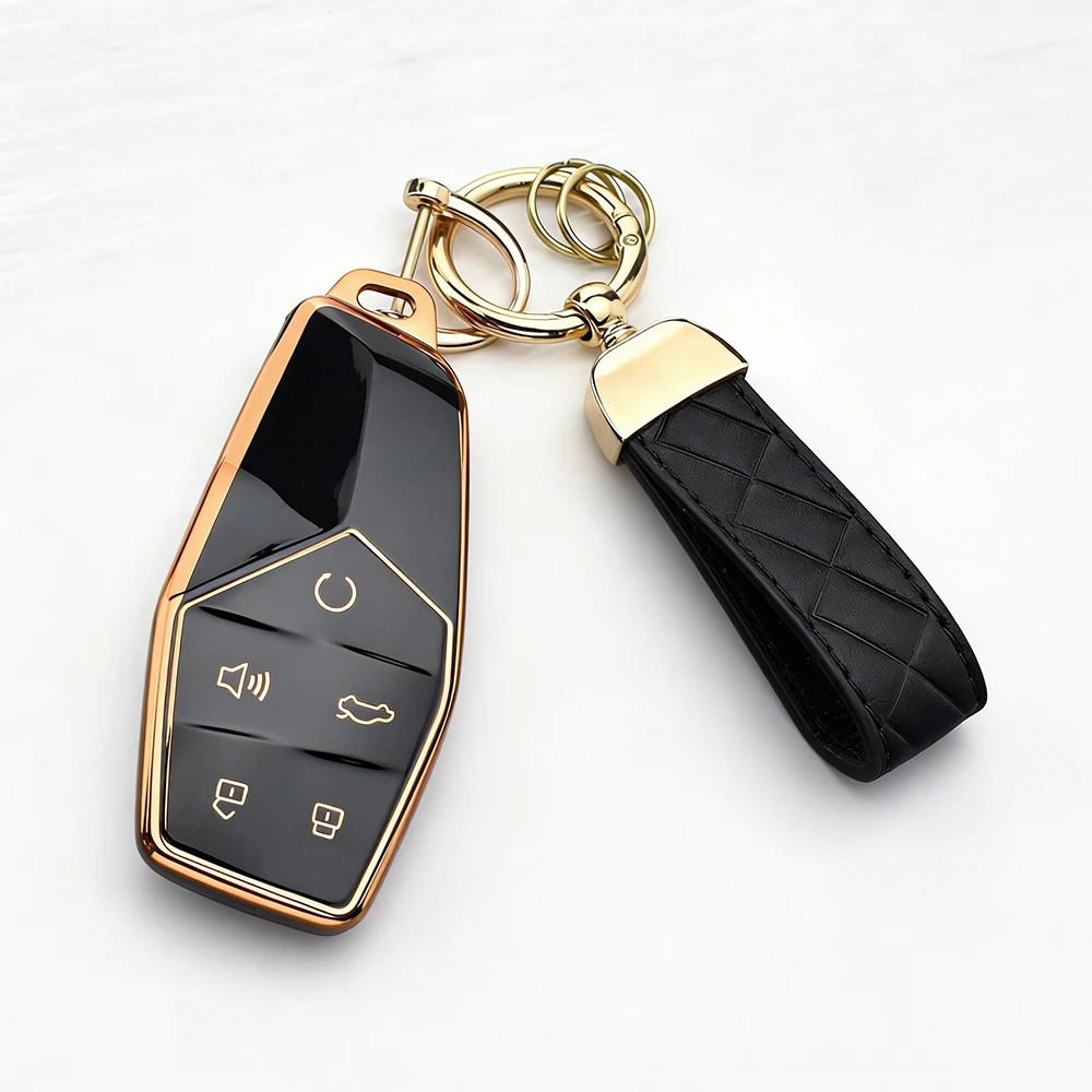 TPU Car Key Case Cover for MG One 2022 2023 2024 2025 Anti-Scratch Cover Holder for Roewe Key Case Holder KeyChain Accessories
