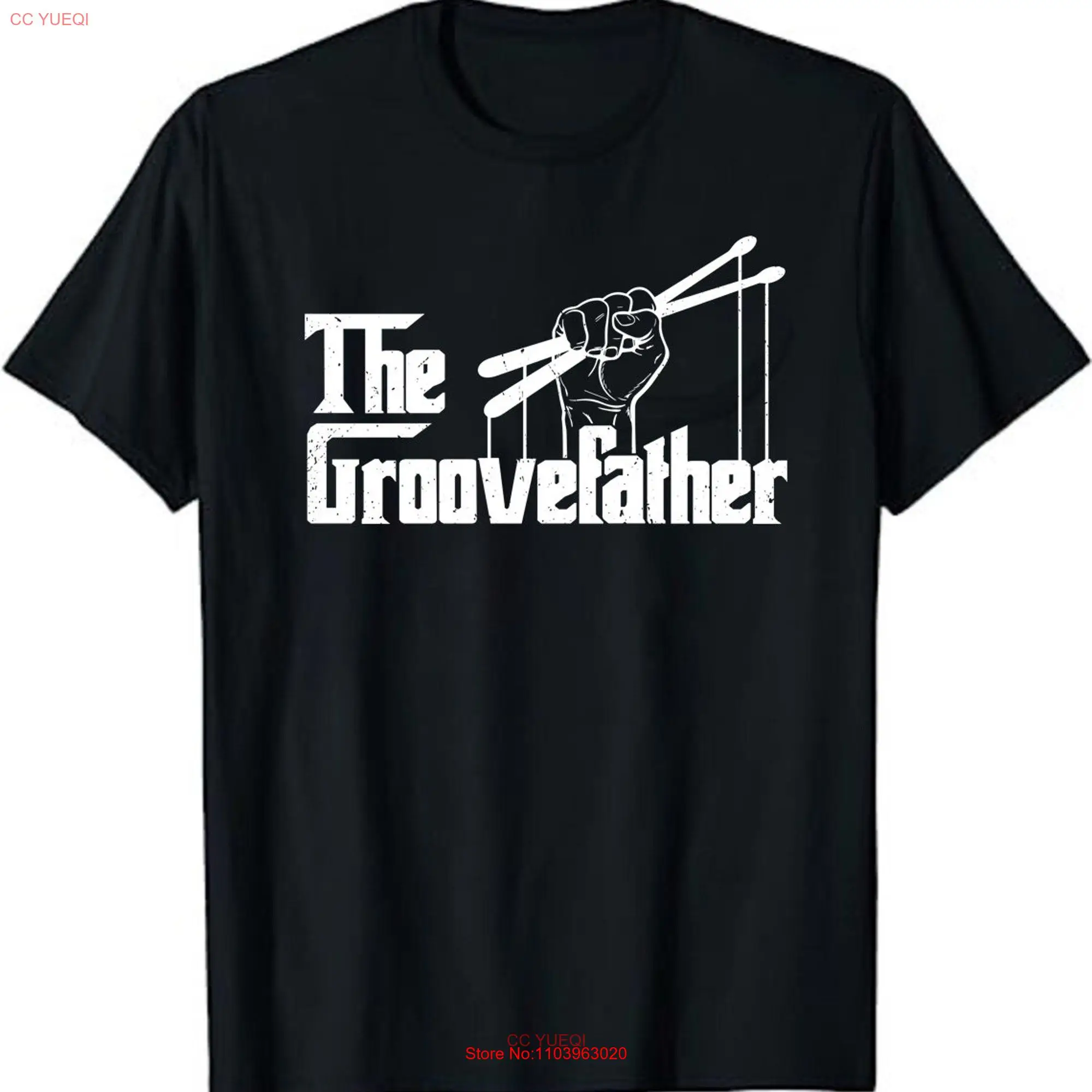 Die groove father vintage trommeln trommeln s band drummer t shirt papa lustiger trommel vater lange oder kurze ärmel