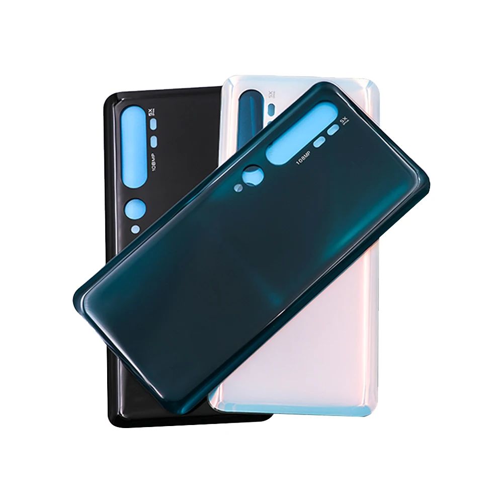 New For Xiaomi Mi Note 10 Back Battery Cover CC9 Pro Glass Housing Door Case Note10 For Xiaomi Mi Note 10 Pro Rear Housing Glass