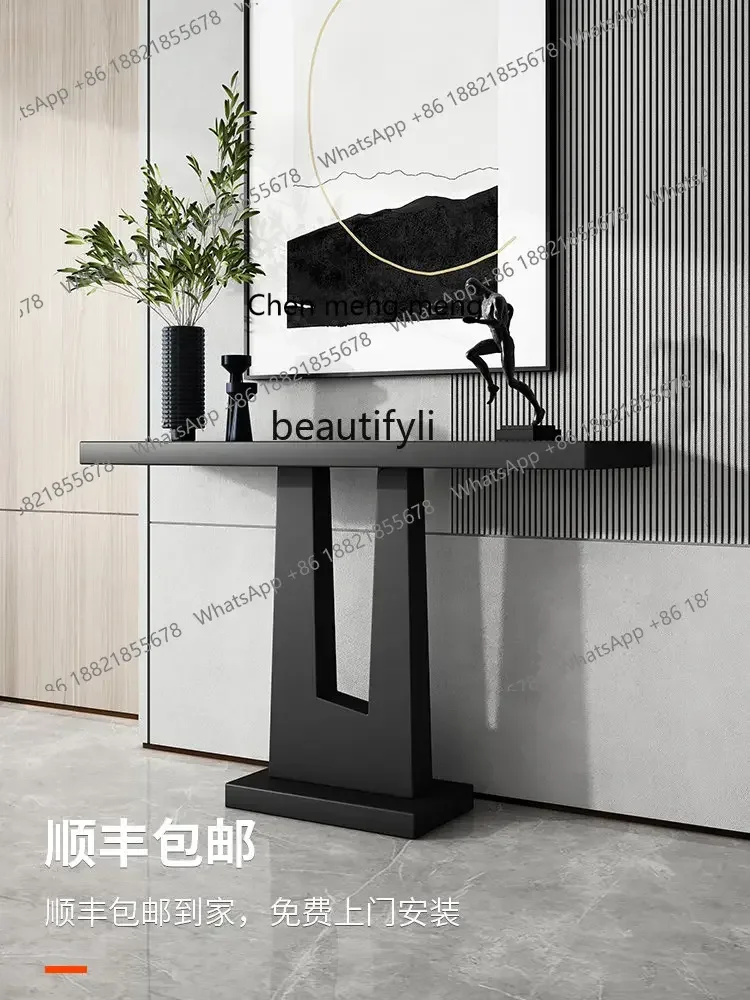 Cc182R11 طاولات وحدة التحكم الإيطالية البسيطة ذات الرؤية الجانبية تايبي أوروبا مدخل خزانة الممر الممر وحدة التحكم الجداول وحدة التحكم الطلاء