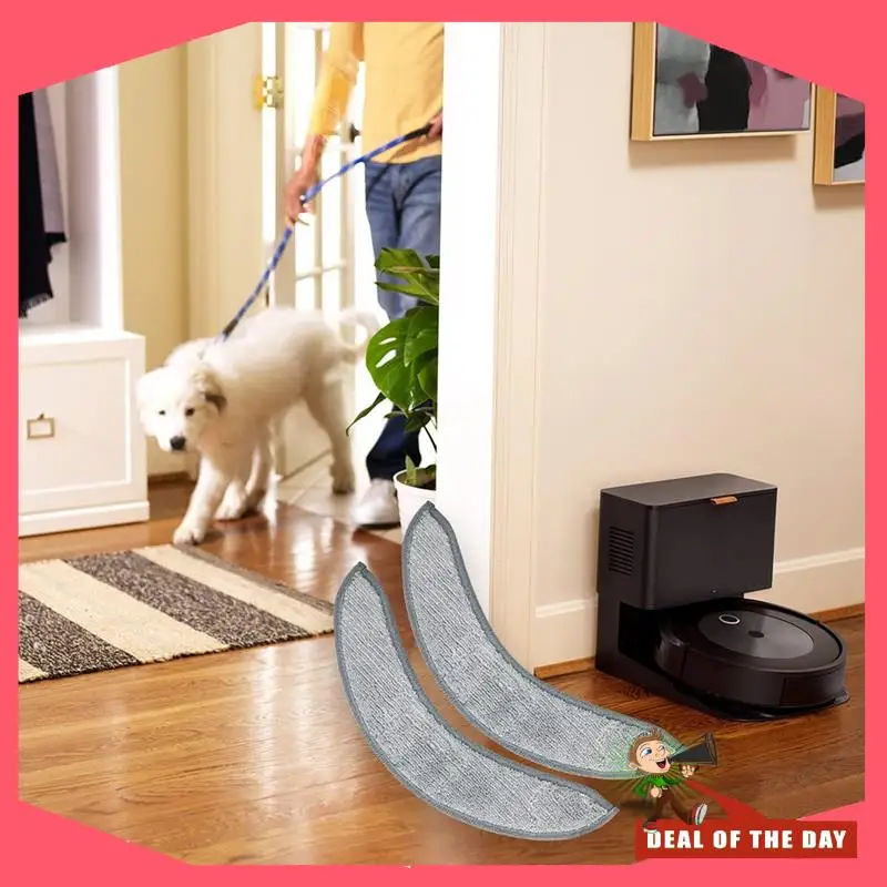 تسليم 24 ساعة 4 قطعة أجزاء ممسحة منصات ل اي روبوت رومبا كومبو J7 + روبوت فراغ ستوكات قابل للغسل قابلة لإعادة الاستخدام تنظيف القماش