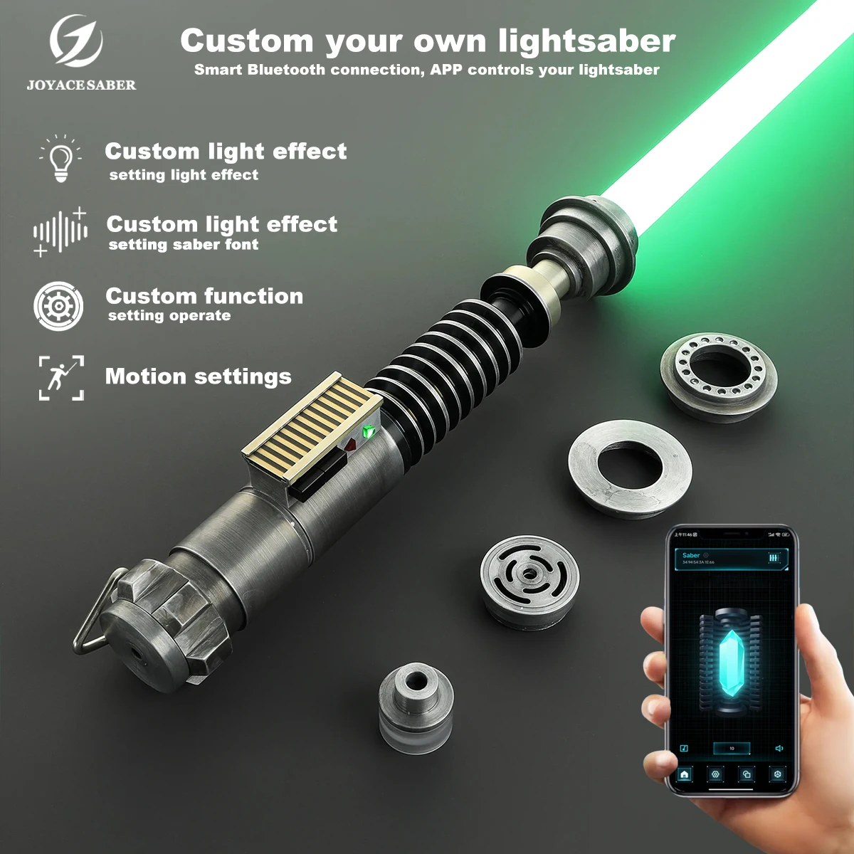 

Lightsaber Luke Skywalker Light Saber Pixel Laser Sword Xenopixel 3.0 Heavy Dueling Infinite Color Changing with 34 Sound Font