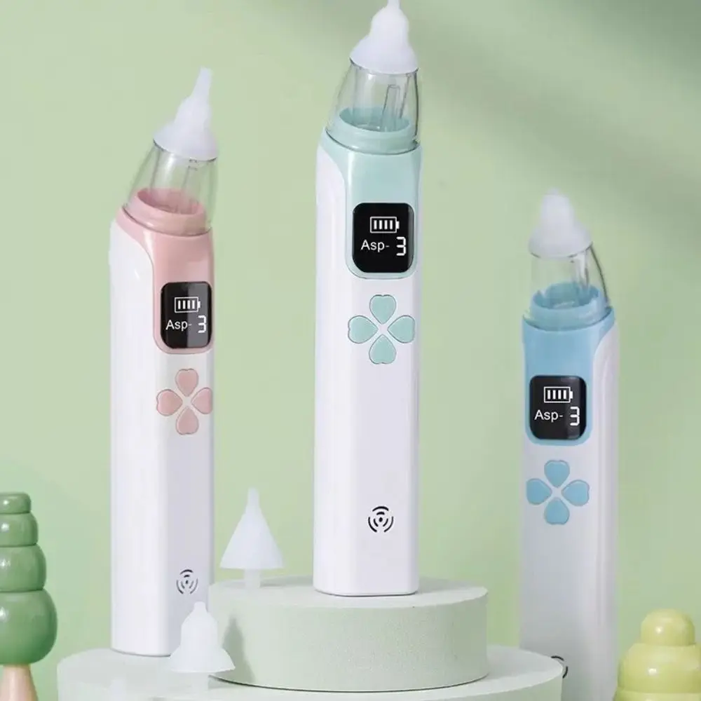 الكهربائية الطفل الأنف الشافطة سلامة صامتة الطفل جهاز الاستنشاق الأنفي عائق الأنف التهاب الأنف USB شحن منظف الأنف لحديثي الولادة #3