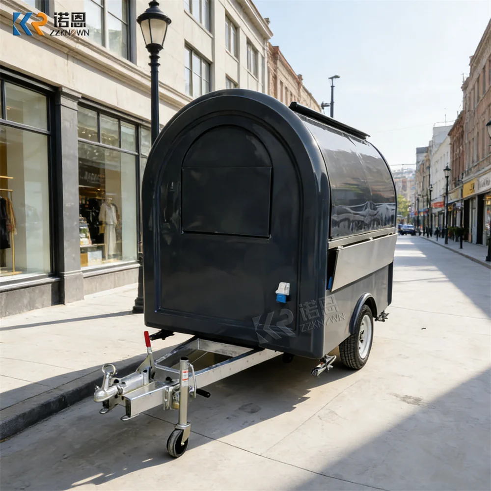 

Modern Fully Equipped Kitchen Pizza Coffee Ice Cream BBQ Crepes Food Trailer Portable Food Truck With Full Kitchen