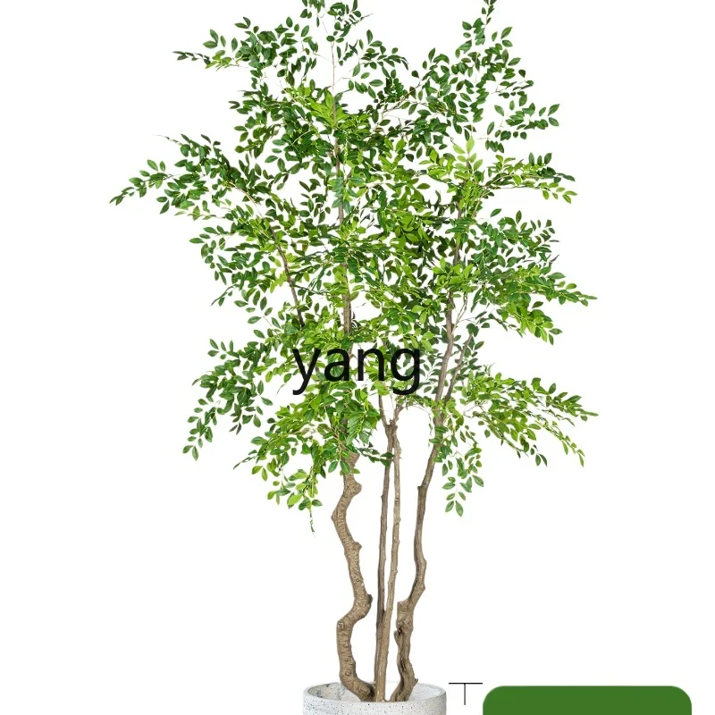 CX Elm Tree Decoration High-Grade Living Room Floor Large Simulation Artificial Flower Tree Ornaments