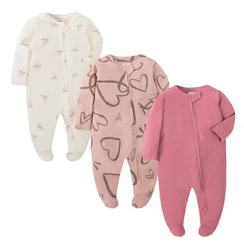 White Cotton Baby Pajamas 1