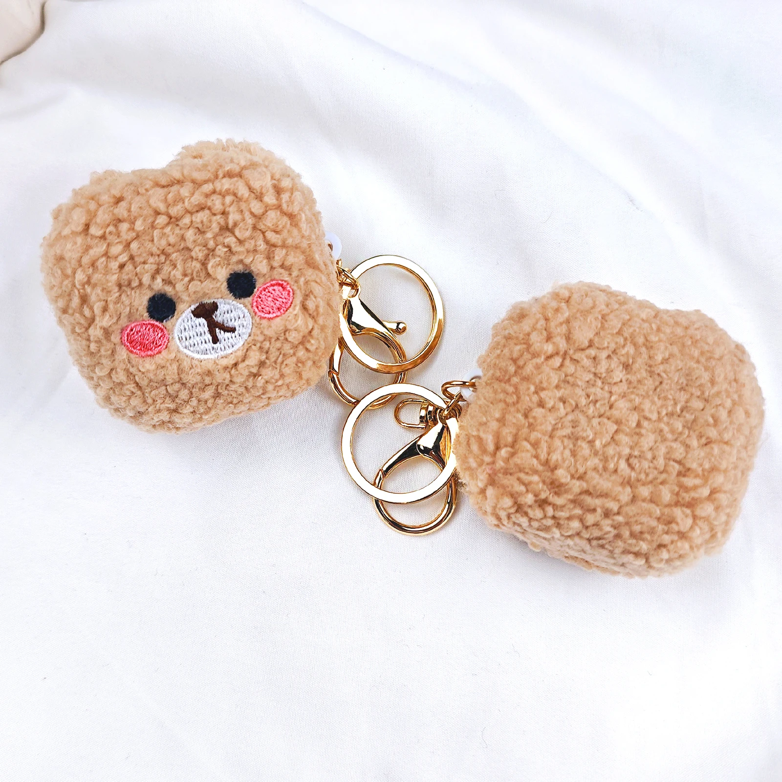 Bear حقيبة سماعة الاذن ل Galaxy Buds Core/2/2pro/pro/live/FE حقيبة سماعة الاذن ل Buds 3/3 Pro السيدات ملحق حقيبة سماعة الاذن