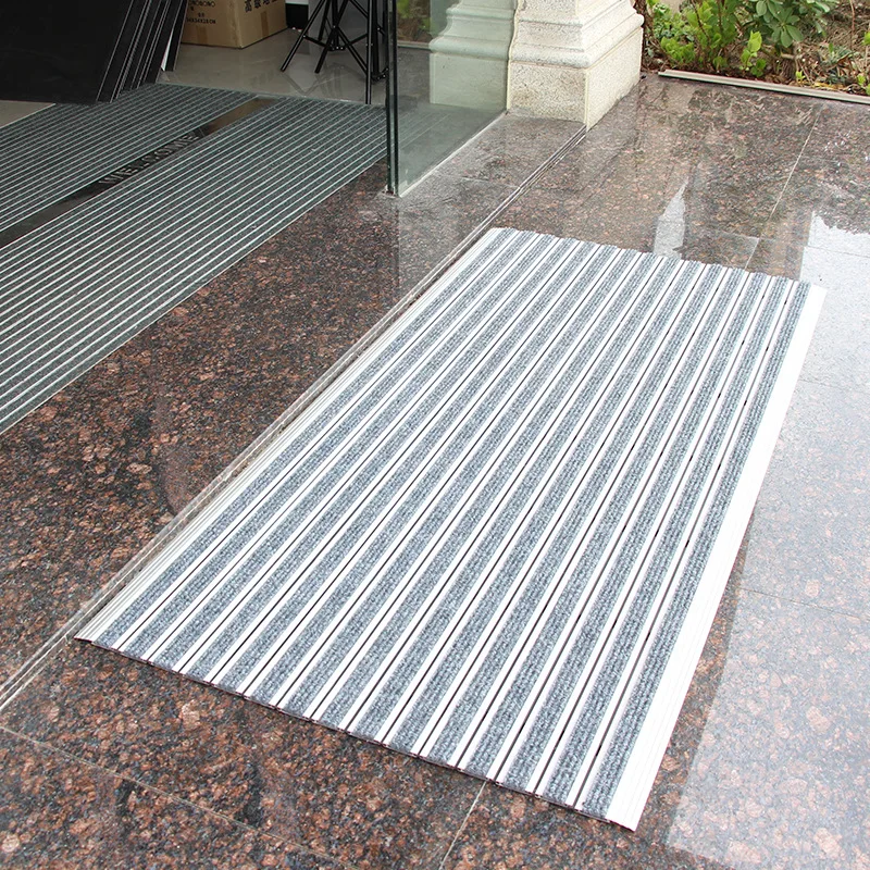 

Customized Shop Entrance Non-slip Hotel Outdoor Front Door Mat Home Commercial Aluminum Door Mats Floor Mats