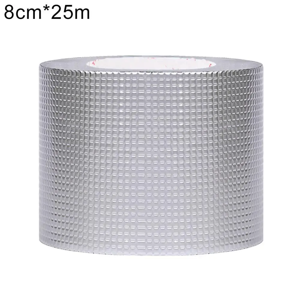 5m Repair Tool Tape 2Self Adhesive High Temperature Resistant Aluminum Foil Pipe Repair Tool