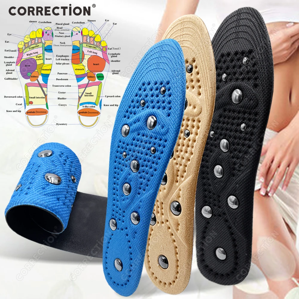 

Foot Massage Magnetic Massage Insole Feet Massage Physiotherapy Therapy Acupressure Massage Insole Slimming Insole Man women