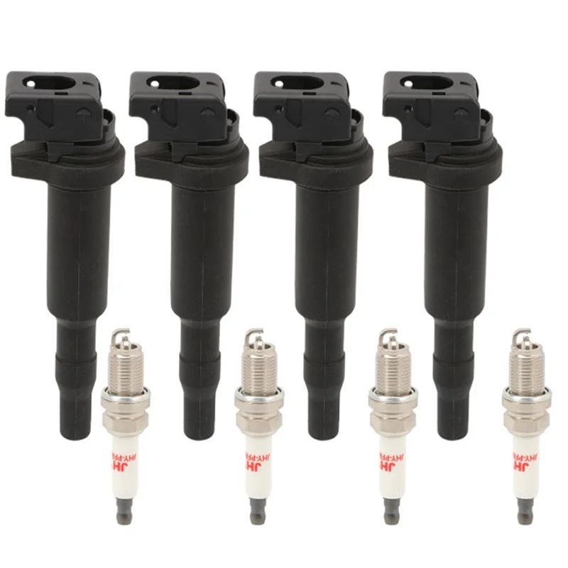

Spark Plug& Ignition Coil Set- For A6, A6 Avant E46 E53, BMW X1 X3 X5 Z4-Part Numbers 101905611A 101905631A