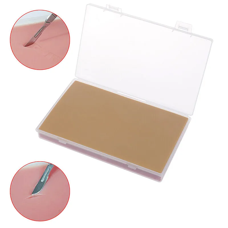 3 Layer Silicone Suture Practice Skin Stitches Model Surgical Incision DIY Training Pad