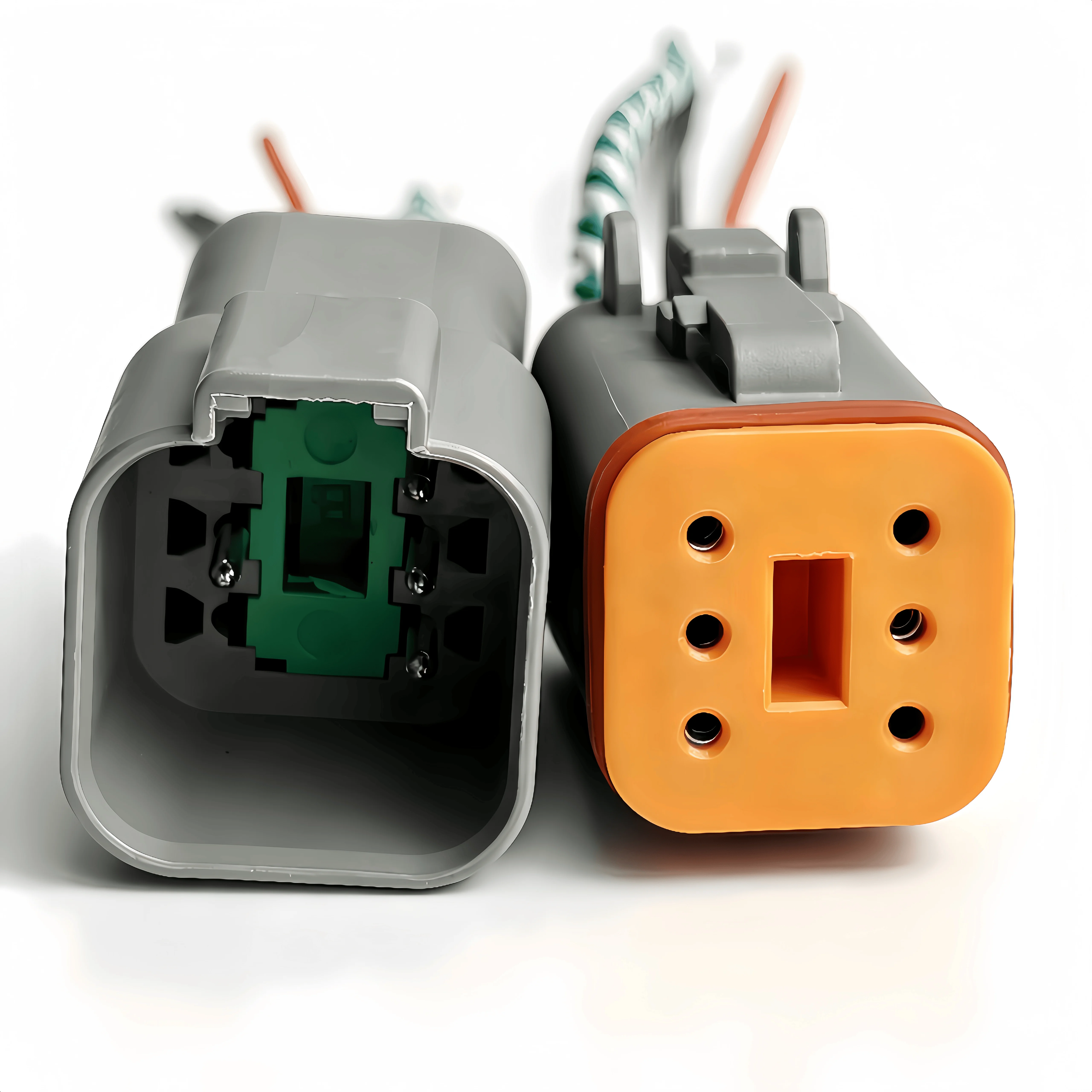 DT 6-Pin 4-Wire Automotive Sealed Electric Plug Male Female Waterproof Connector Wire Harness DT06-2S DT04-2P For Deutsch