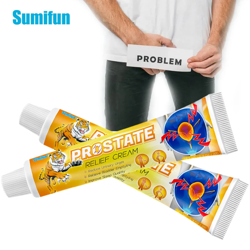 Sumifun 20g creme de compressa fria prostatite urológica prostatite treament emplastro pomada de próstata homem cuidados de saúde