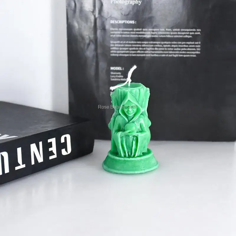 3 Different Gods Silicone Mold Diy Prayer Statue Sculpture Candle Plaster Decoration Mold Party Candle Making Tools
