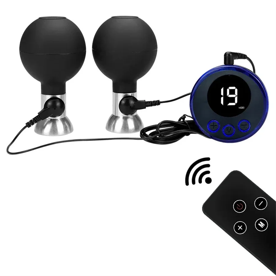 Choc électrique ventouse de mamelon pinces à mamelon lèvres Clitoris Clips sein Clitoris masturbateur jeux pour adultes jouets sexuels pour femmes hommes