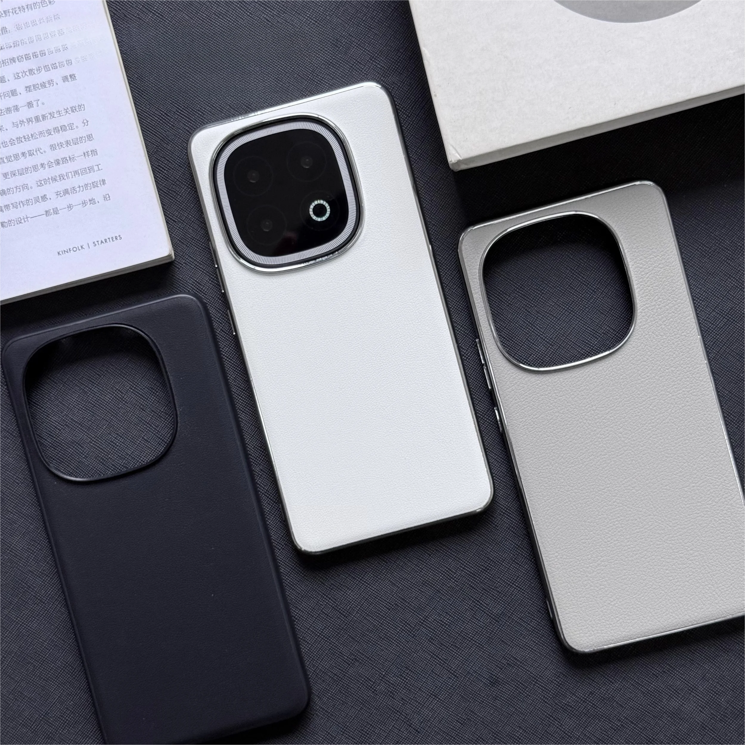 Case For IQOO Z10 Turbo Pro Luxury Leather Electroplating PC Hard Cover For IQOO Neo 10 Global Version Simple Shockproof Funda